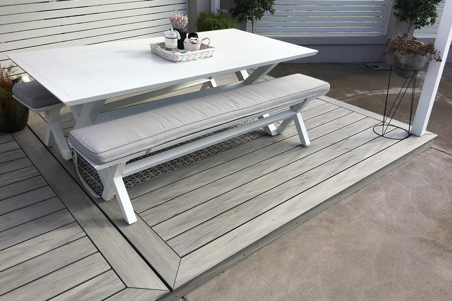 MIXED BATCHES Composite Decking - 146mm Width (Individual Boards) Medium Grey