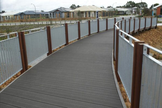 MIXED BATCHES Composite Decking - 295mm Width (Individual Boards) Mid Black